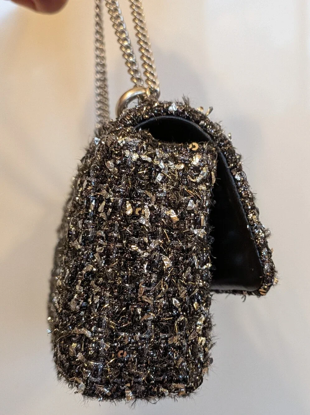 Tory Burch Kira Tweed Mini Flap Bag